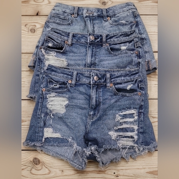American Eagle Outfitters Pants - American Eagle Bundle Of Jean Shorts~Size 4